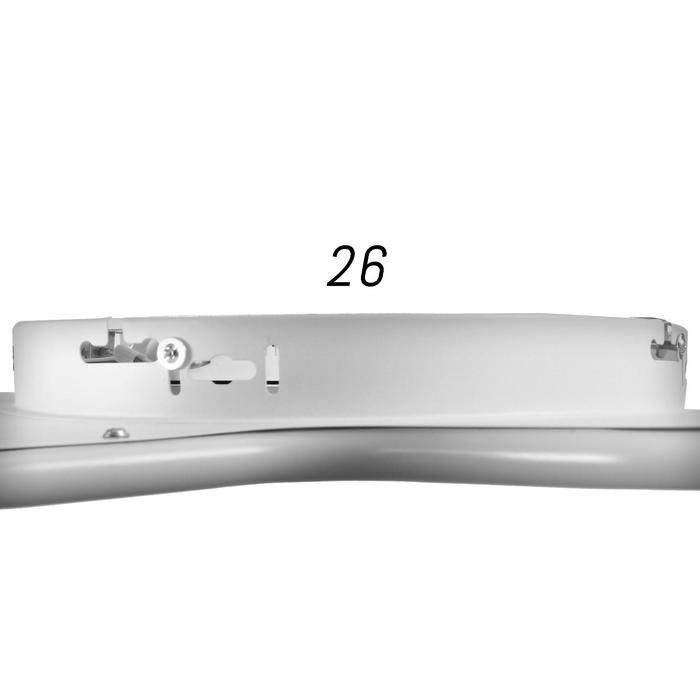 Люстра с ПДУ 1201/1 LED 90Вт 3000-6000К белый 47х47х8 см BayerLux