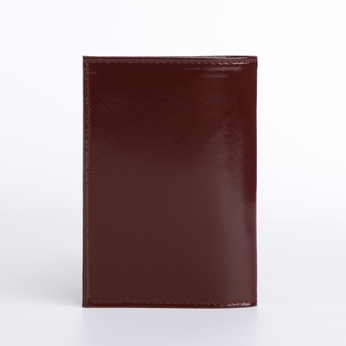 Обложка для паспорта, цвет бордовый Обложка для паспорта, цвет бордовый