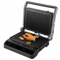 Гриль электрический Endever Grillmaster245, 2300 Вт, антипригарное покрытие, 30х22 см, серый 1052646