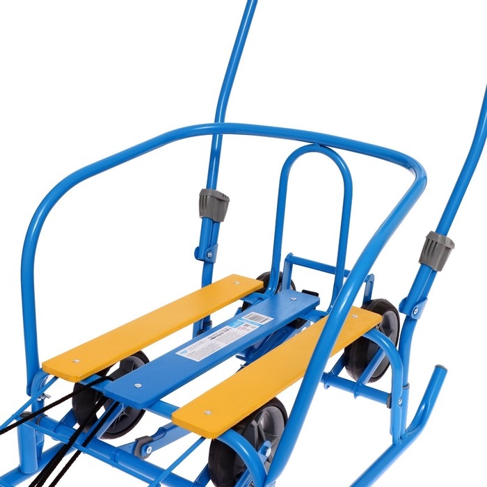 Санки «Ветерок 7 универсал», с рукавичками, цвет голубой Санки «Ветерок 7 универсал», с рукавичками, цвет голубой