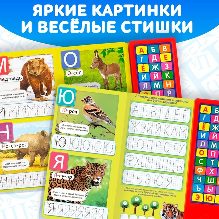 Музыкальная книга «Моя азбука», 16 страниц Музыкальная книга «Моя азбука», 16 страниц