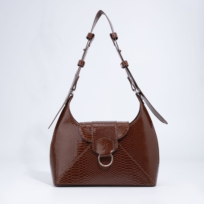 Сумка женская на молнии, цвет коричневый Сумка женская на молнии, цвет коричневый