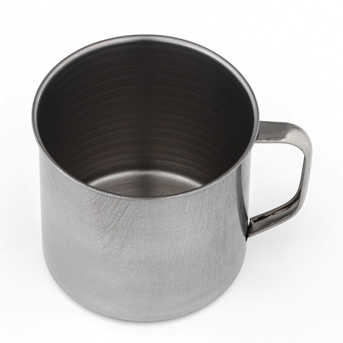 Кружка из нержавеющей стали «Мэйли», 900 мл, d=12 см, цвет хромированный Кружка из нержавеющей стали «Мэйли», 900 мл, d=12 см, цвет хромированный