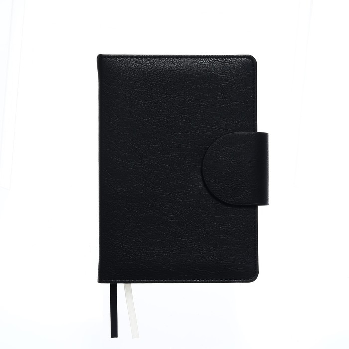 Ежедневник датированный 2024 A5 176 листов, deVENTE.Norwich, твёрдая обложка с поролоном из искусственной кожи, ляссе, кремовый блок 70 г/м2, чёрный Ежедневник датированный 2024 A5 176 листов, deVENTE.Norwich, твёрдая обложка с поролоном из искусственной кожи, ляссе, кремовый блок 70 г/м2, чёрный