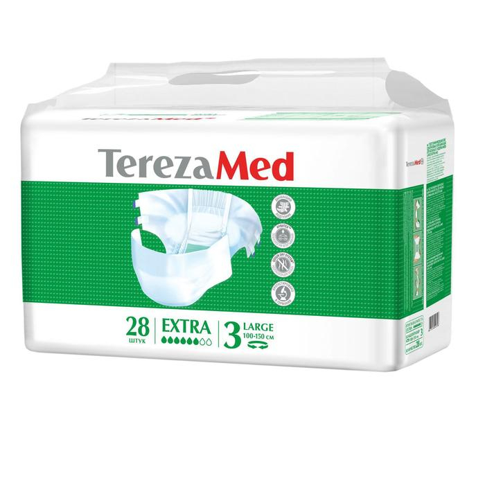 Подгузники для взрослых TerezaMed Extra Large №3, L, 28 шт. Подгузники для взрослых TerezaMed Extra Large №3, L, 28 шт.