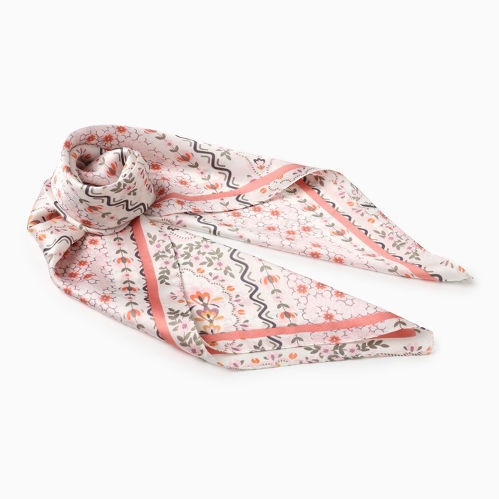 Платок женский MINAKU р-р 70*70 см, цв. молочный Платок женский MINAKU р-р 70*70 см, цв. молочный