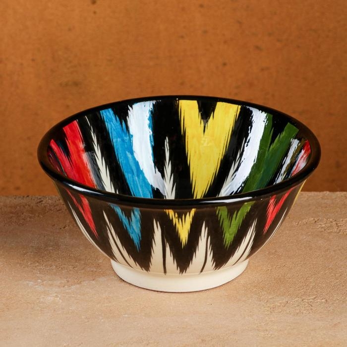 Коса Риштанская Керамика  Коса Риштанская Керамика "Атлас", 18 см, большая, разноцветная