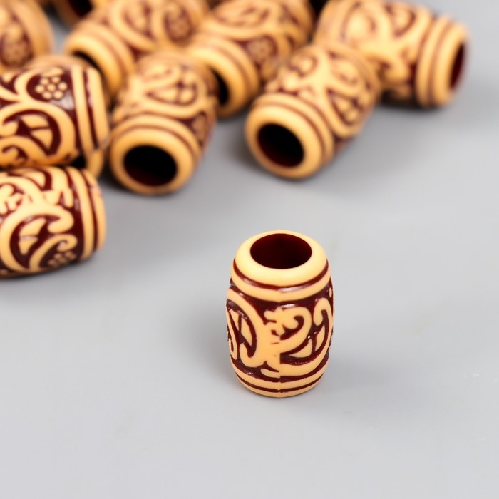 Бусины для творчества пластик Бусины для творчества пластик "Этно. Знаки" набор 20 гр 1х1х1,5 см