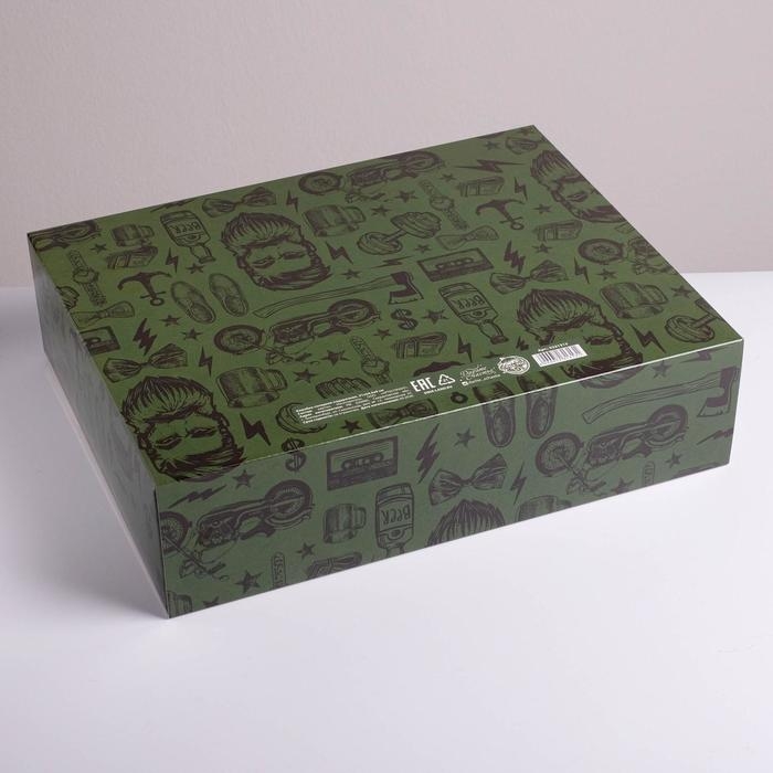 Коробка подарочная складная, упаковка, «С 23 февраля», 31 х 24.5 х 8 см Коробка подарочная складная, упаковка, «С 23 февраля», 31 х 24.5 х 8 см