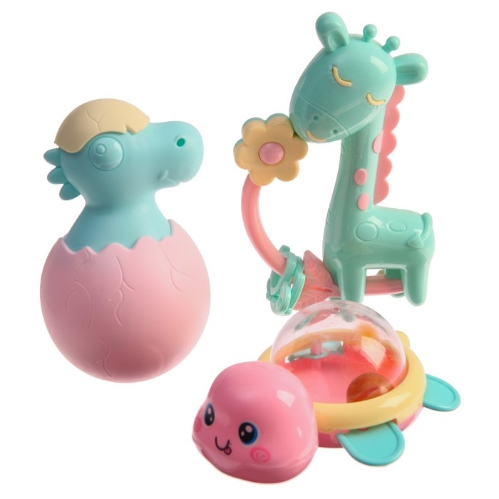 Набор погремушек «Нежность», 5 шт, Крошка Я Набор погремушек «Нежность», 5 шт, Крошка Я