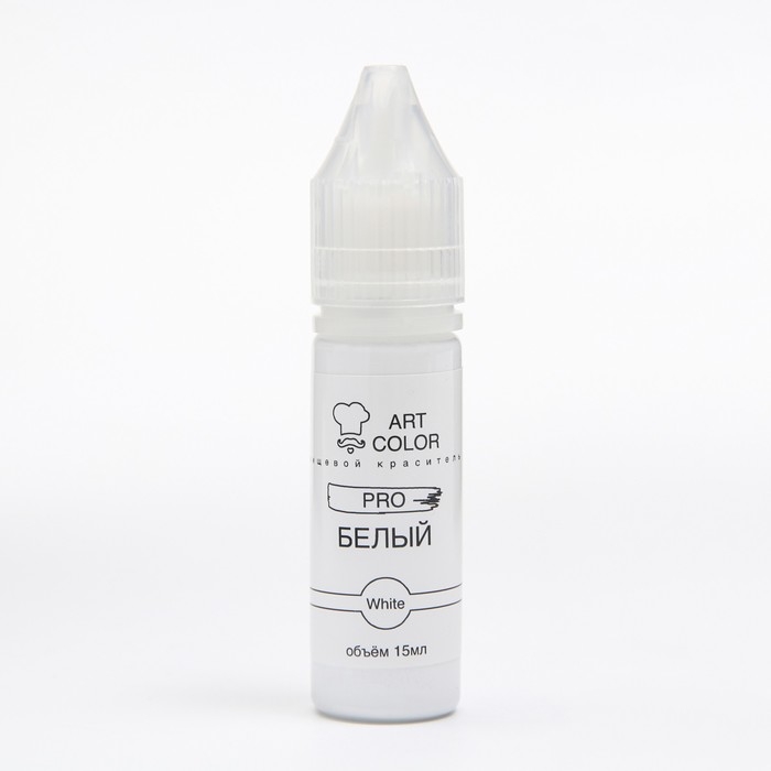 Гелевый краситель Art Color, белый, 15 мл Гелевый краситель Art Color, белый, 15 мл