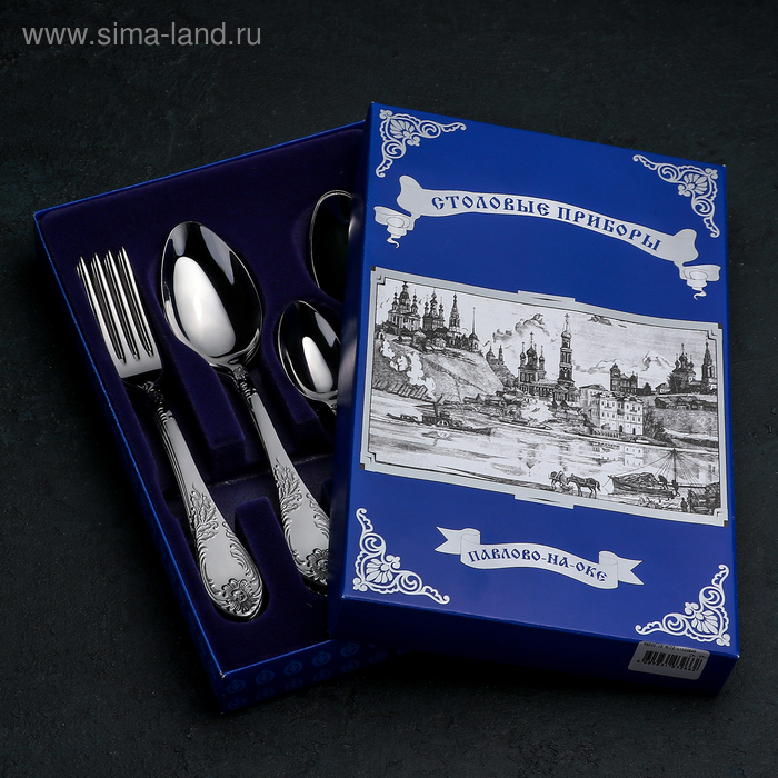 Набор столовых приборов «Императорский», 18 предметов, картонная коробка Набор столовых приборов «Императорский», 18 предметов, картонная коробка