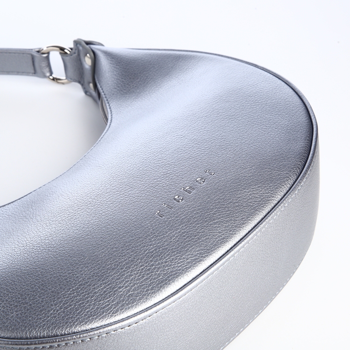 Сумка женская на молнии, цвет серебряный Сумка женская на молнии, цвет серебряный