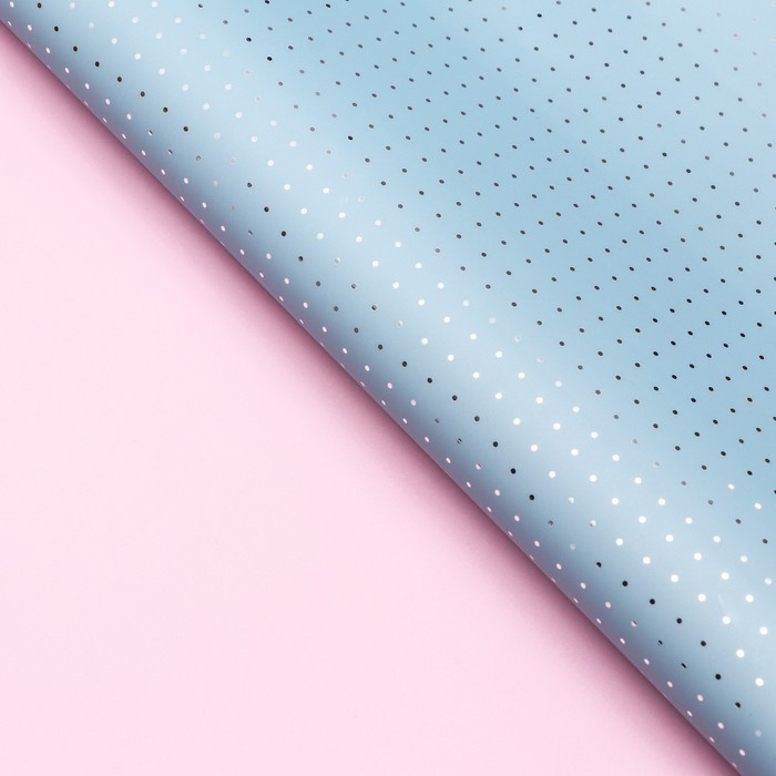 Плёнка 57см*10м голубой-розовый