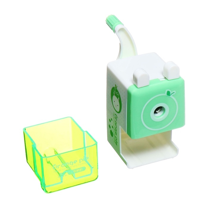 Точилка механическая с контейнером Классика Зеленый