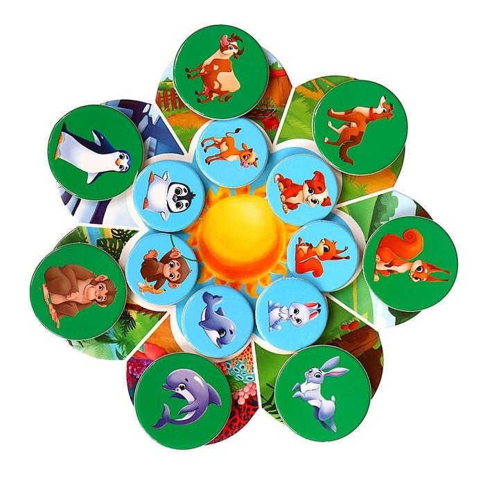 Игрушка на липучках «Мама, малыш, жилище» Игрушка на липучках «Мама, малыш, жилище»