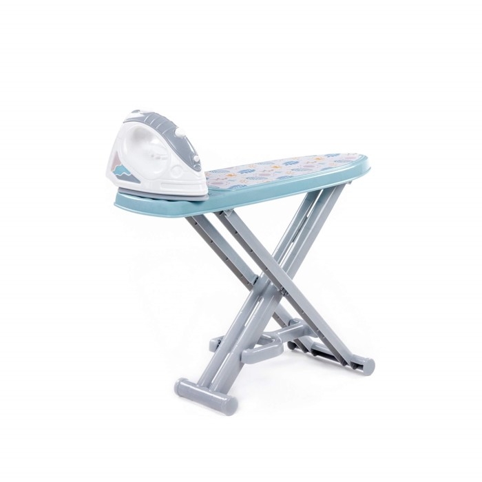 Игровой набор «Утюжок №3» с гладильной доской, серо-голубой Игровой набор «Утюжок №3» с гладильной доской, серо-голубой