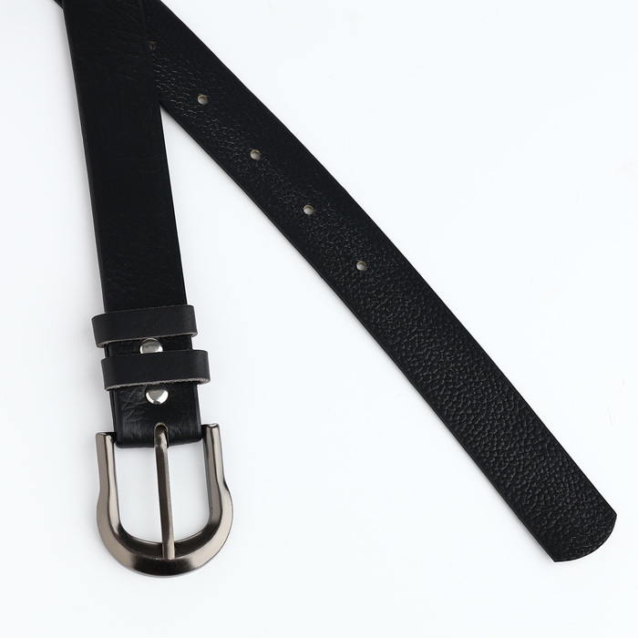 Ремень мужской, ширина 3 см, пряжка металл, цвет чёрный Ремень мужской, ширина 3 см, пряжка металл, цвет чёрный