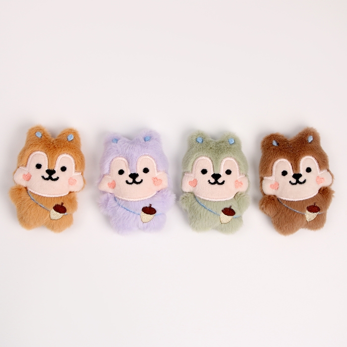 Мягкий магнит «Зверята», 8 см, цвет МИКС Мягкий магнит «Зверята», 8 см, цвет МИКС