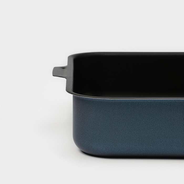 Набор противней «Лазоньера», 3 предмета: 19×25 см, 23×30 см, 27×35 см, h=7 см, антипригарное покрытие, цвет синий Набор противней «Лазоньера», 3 предмета: 19×25 см, 23×30 см, 27×35 см, h=7 см, антипригарное покрытие, цвет синий