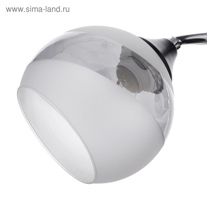 Люстра Светогор 5861/2 2х60W Е27 чёрный/хром