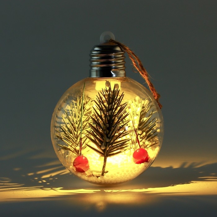 Новогодний шар ёлочный «Новый год подарит сказку», d=8 см. Новогодний шар ёлочный «Новый год подарит сказку», d=8 см.