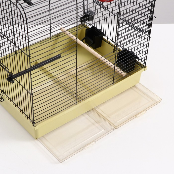 Клетка Клетка "Грация", 3 яруса, 49 х 36 х 51 см, микс цветов