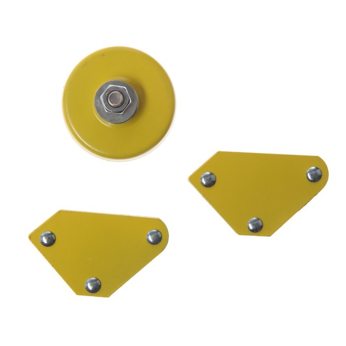 Набор магнитных угольников для сварки ТУНДРА, 45,90,135°, 4 кг, 2 шт. + клемма, 200 А, 7 кг Набор магнитных угольников для сварки ТУНДРА, 45,90,135°, 4 кг, 2 шт. + клемма, 200 А, 7 кг