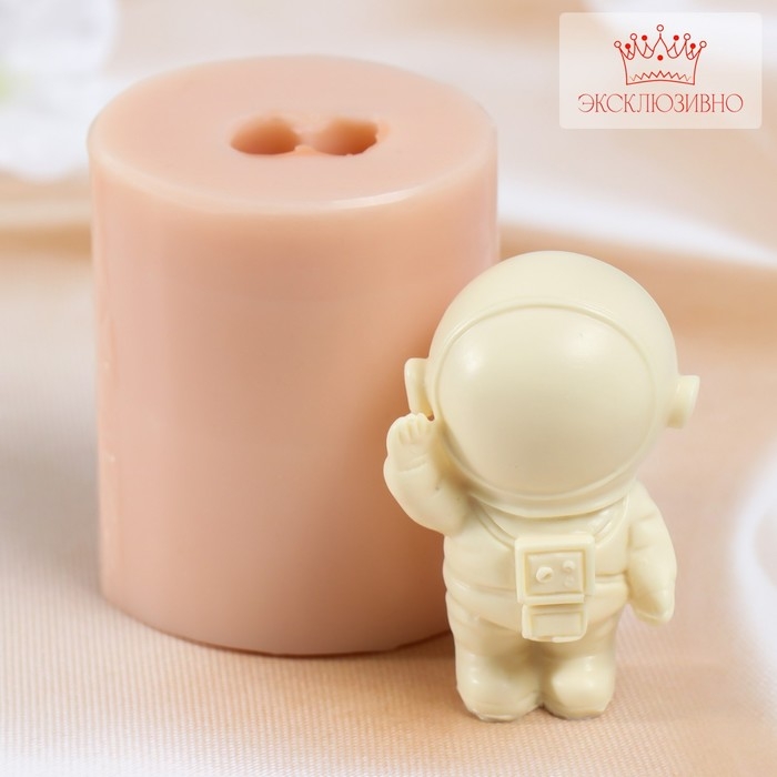 Молд силикон Молд силикон "Космонавт стоит" 6,5х4х3 см