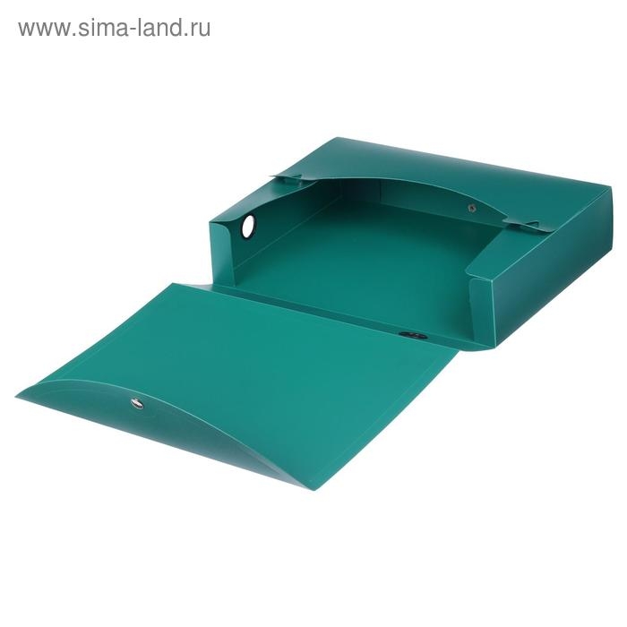 Короб архивный на кнопке А4 Calligrata, 70 мм, 800 мкм, разборный, зелёный Короб архивный на кнопке А4 Calligrata, 70 мм, 800 мкм, разборный, зелёный