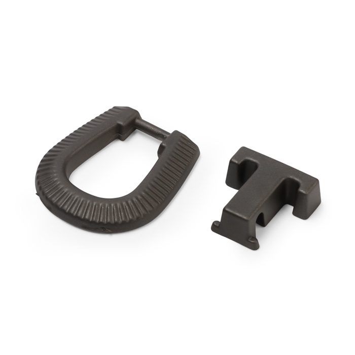 Ручка-кнопка CAPPIO EARRING, алюминий, цвет графит Ручка-кнопка CAPPIO EARRING, алюминий, цвет графит