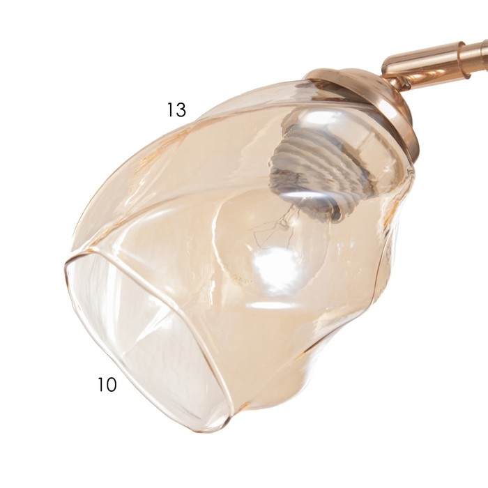 Люстра Люстра "Лойс" 2х40Вт Е27 Золото 50х50х22см