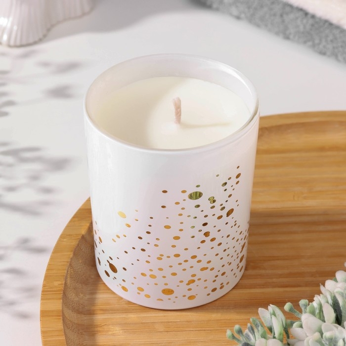 Свеча ароматическая  Свеча ароматическая "Golden Spot",бузина и грейпфрут, белый стакан