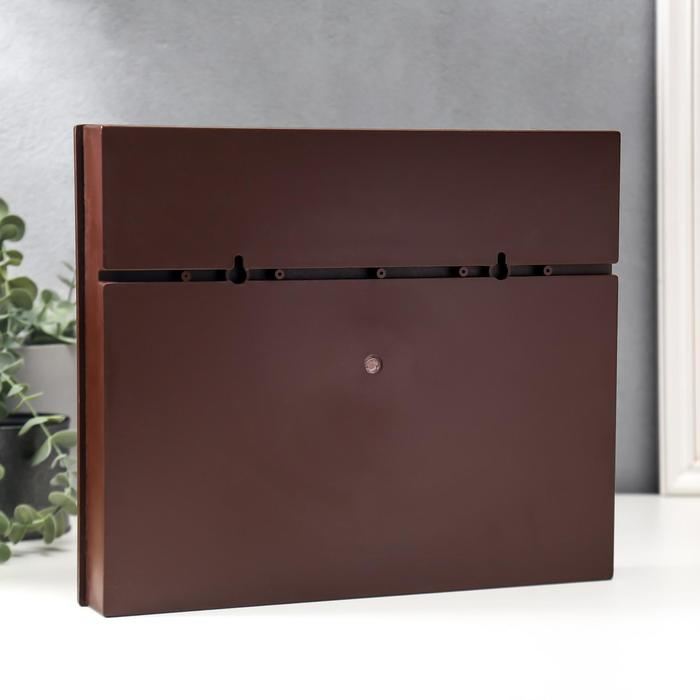 Ключница Ключница "Золотистый мост" Венге 26х31х4,5 см