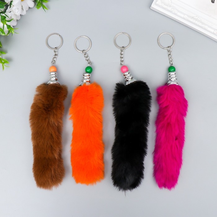 Пушистик на кольце Пушистик на кольце "Хвост" МИКС