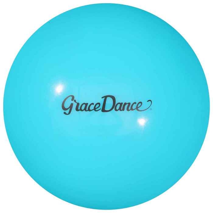 Мяч для художественной гимнастики Grace Dance, d=18,5 см, цвет голубой Мяч для художественной гимнастики Grace Dance, d=18,5 см, цвет голубой