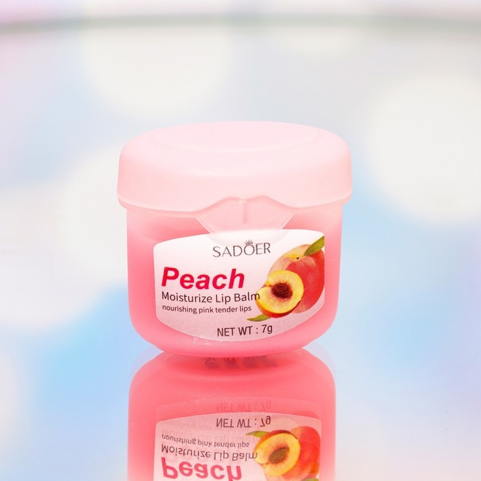 Бальзам для потрескавшихся губ с персиком Бальзам для потрескавшихся губ с персиком