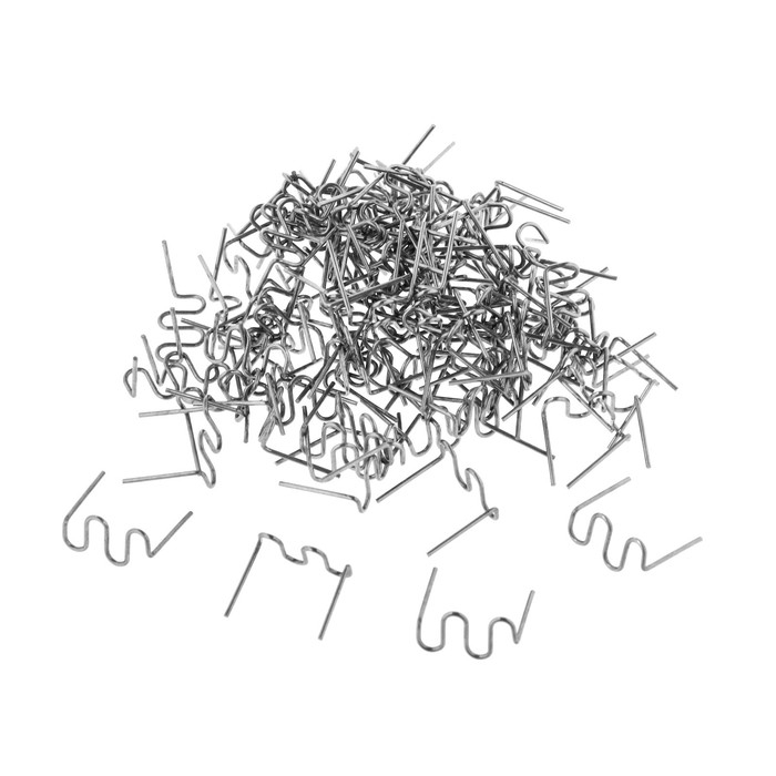 Скоба для пайки пластиковых элементов автомобиля, 0,8 мм, набор 100 шт Скоба для пайки пластиковых элементов автомобиля, 0,8 мм, набор 100 шт
