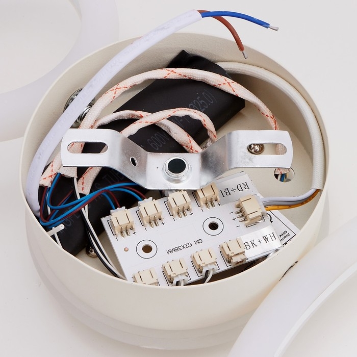 Люстра с ПДУ 2031/2 LED 66Вт белый 55х28х4,5 см BayerLux