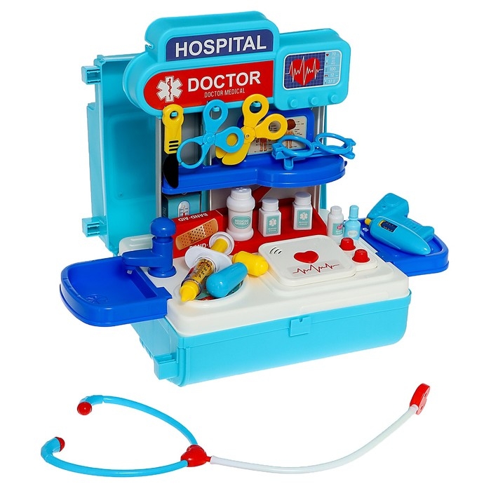 Игровой набор «Доктор» в чемоданчике, с аксессуарами Игровой набор «Доктор» в чемоданчике, с аксессуарами