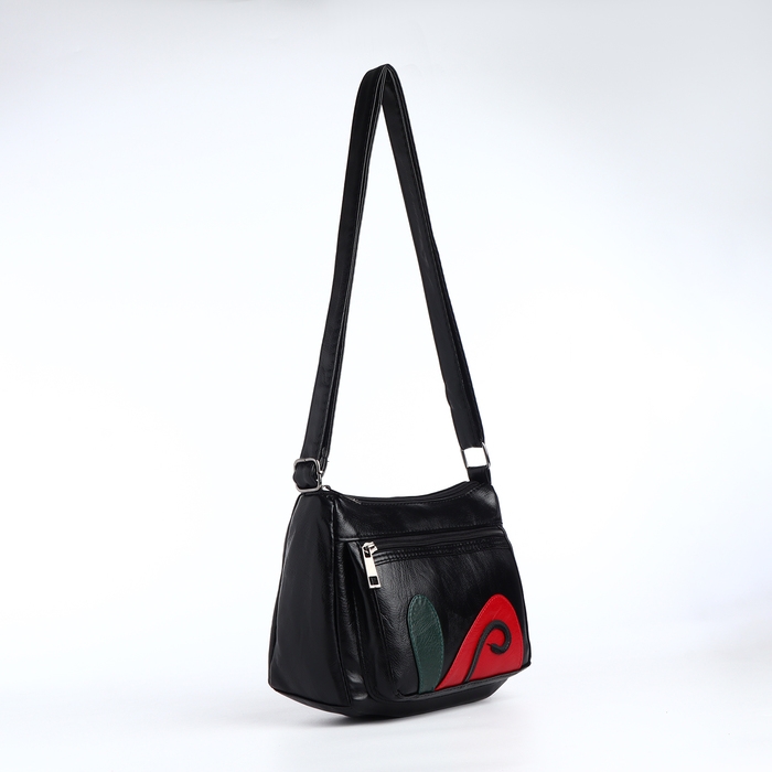 Сумка женская на молнии, цвет чёрный Сумка женская на молнии, цвет чёрный