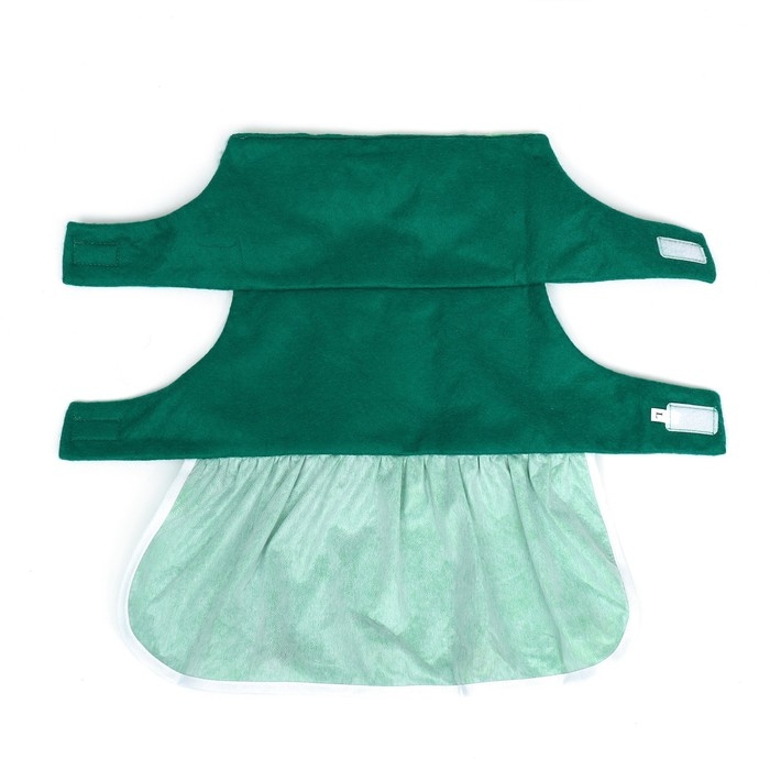 Костюм для животных Костюм для животных "Ёлочка", размер L (ДС 43, ОГ 50 см), зелёный