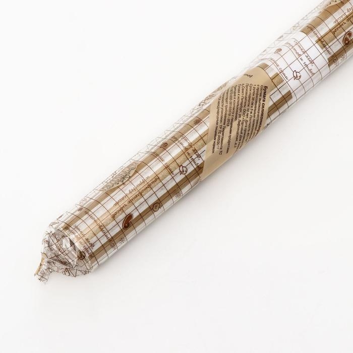 Бумага силиконизированная «Полоски», золотые, для выпечки, 0,38 х 5 м Бумага силиконизированная «Полоски», золотые, для выпечки, 0,38 х 5 м