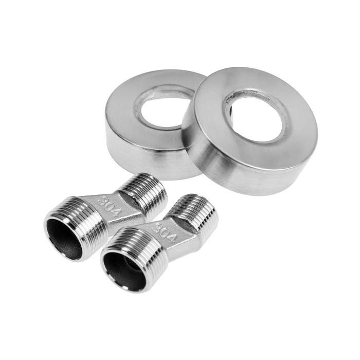 Душевая система ZEIN ZS-2, смеситель, тропическая и ручная лейка, нержавеющая сталь, сатин Душевая система ZEIN ZS-2, смеситель, тропическая и ручная лейка, нержавеющая сталь, сатин