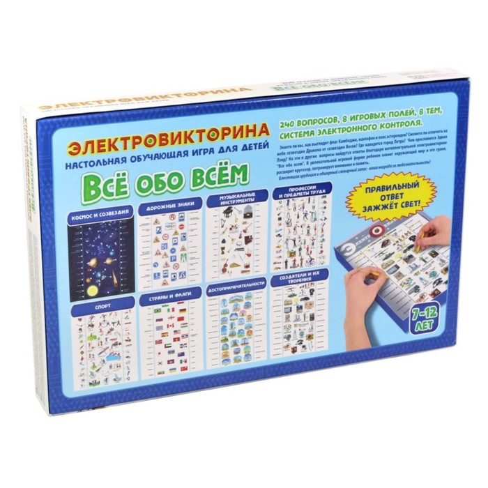 Электровикторина «Всё обо всём» Электровикторина «Всё обо всём»