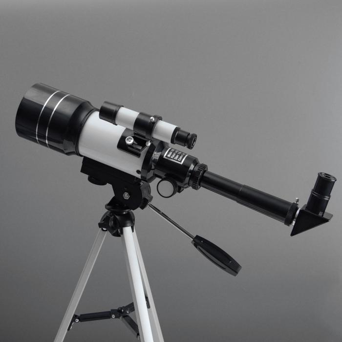Телескоп настольный 150 кратного увеличения, бело-черный корпус, F30070M, Телескоп настольный 150 кратного увеличения, бело-черный корпус, F30070M,