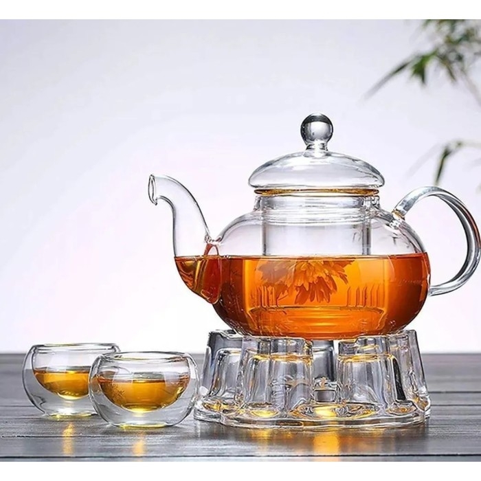 Подставка стеклянная для подогрева «Хрусталик», d=11 см Подставка стеклянная для подогрева «Хрусталик», d=11 см