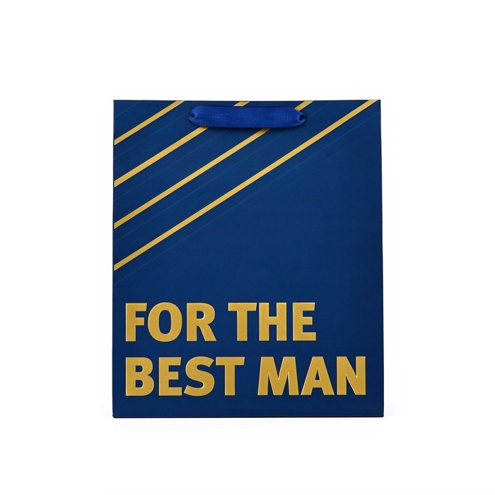Пакет ламинированный вертикальный For the best man, ML 23 х 27 х 11.5 см Пакет ламинированный вертикальный For the best man, ML 23 х 27 х 11.5 см