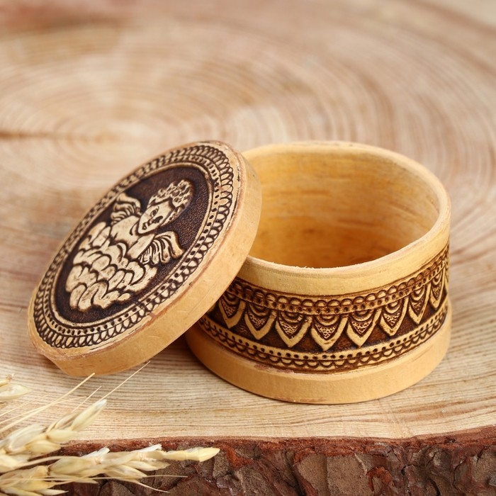 Шкатулка малая  Шкатулка малая "Ангелочек", d=6.5 см, h= 4 см