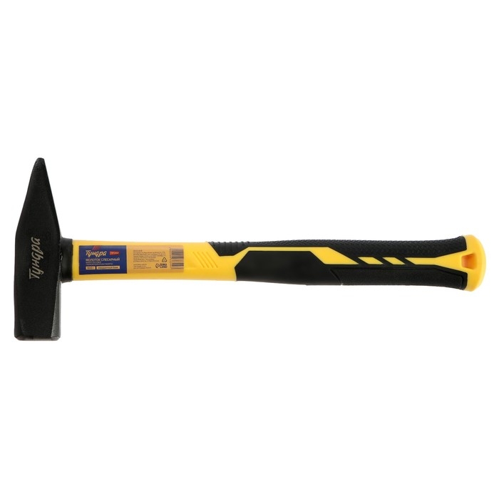 Молоток слесарный ТУНДРА ПРОФИ, квадратный боек, фиберглассовая 3К рукоятка, 600 г Молоток слесарный ТУНДРА ПРОФИ, квадратный боек, фиберглассовая 3К рукоятка, 600 г